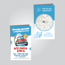 Wizytówki Myjnia Ewa